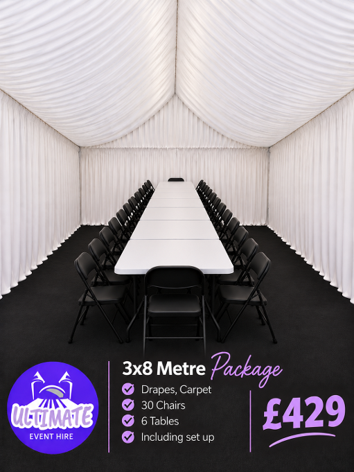 3x8m marquee hire near me